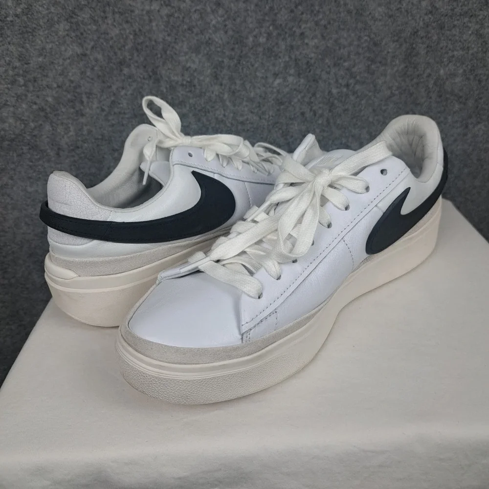 Size 11.5 - Nike Blazer Phantom Low White Black Soft‎ Leather Men